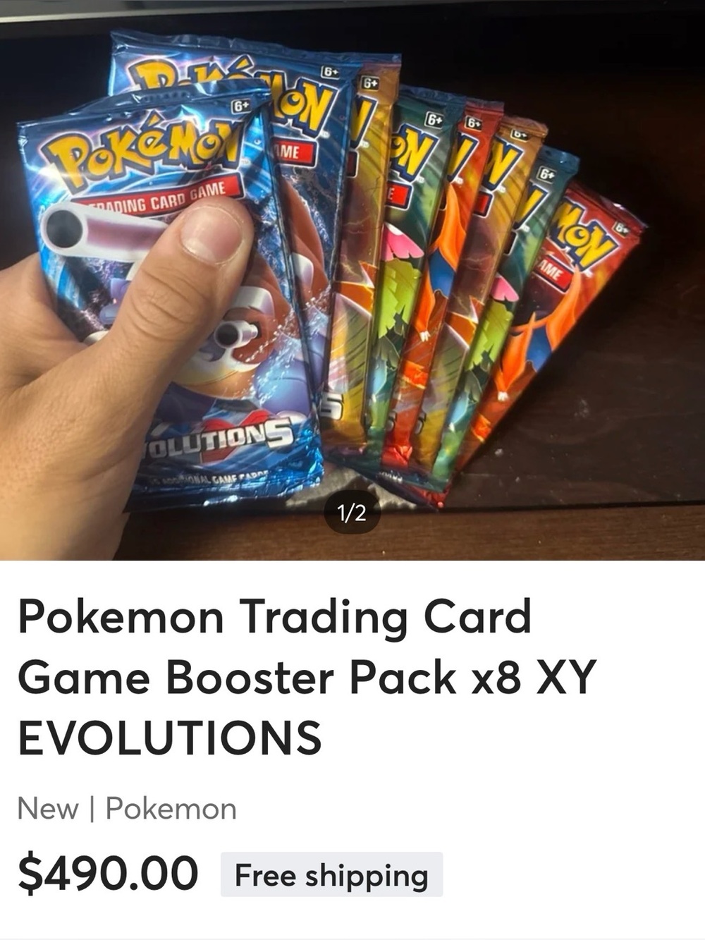 Pokemon Booster Pack Lot - Blue, Red, Orange, Green